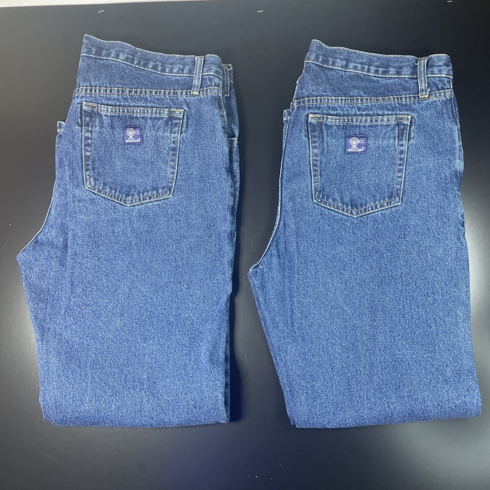 (Lot of 2) Rural King Men's Jeans 40x32 Blue Denim Work Ranch Windmill Logo